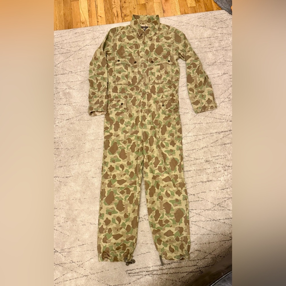 RRL Ralph Lauren Camouflage Jumpsuit for men’s Size -S - Picture 2 of 13